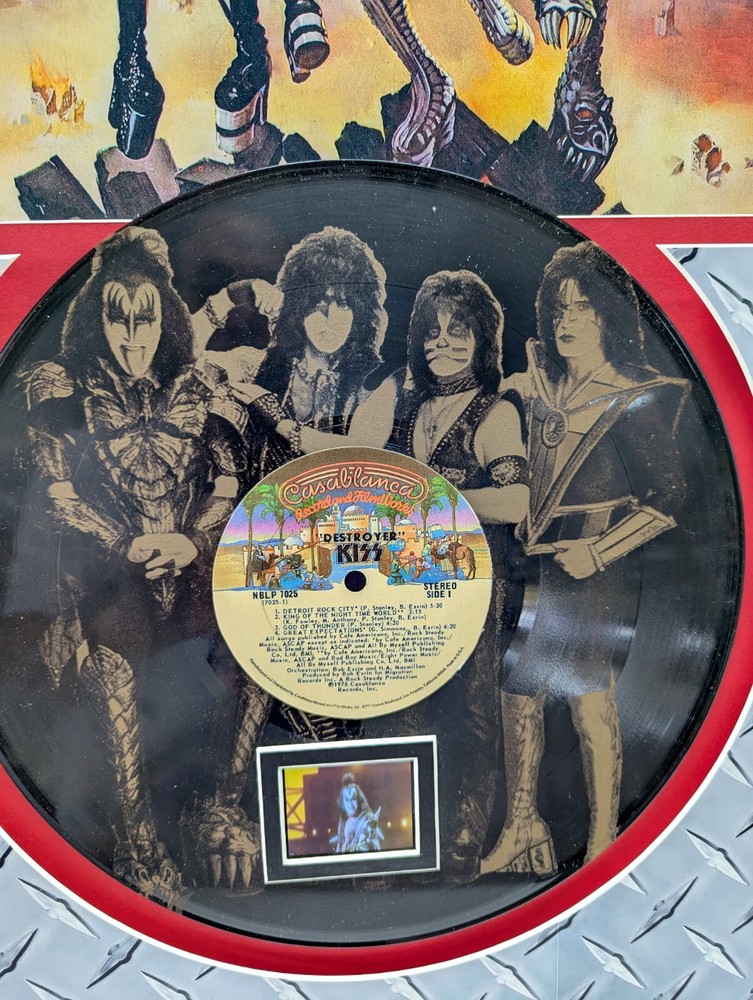 KISS display with video performance of Rock N Roll All Night