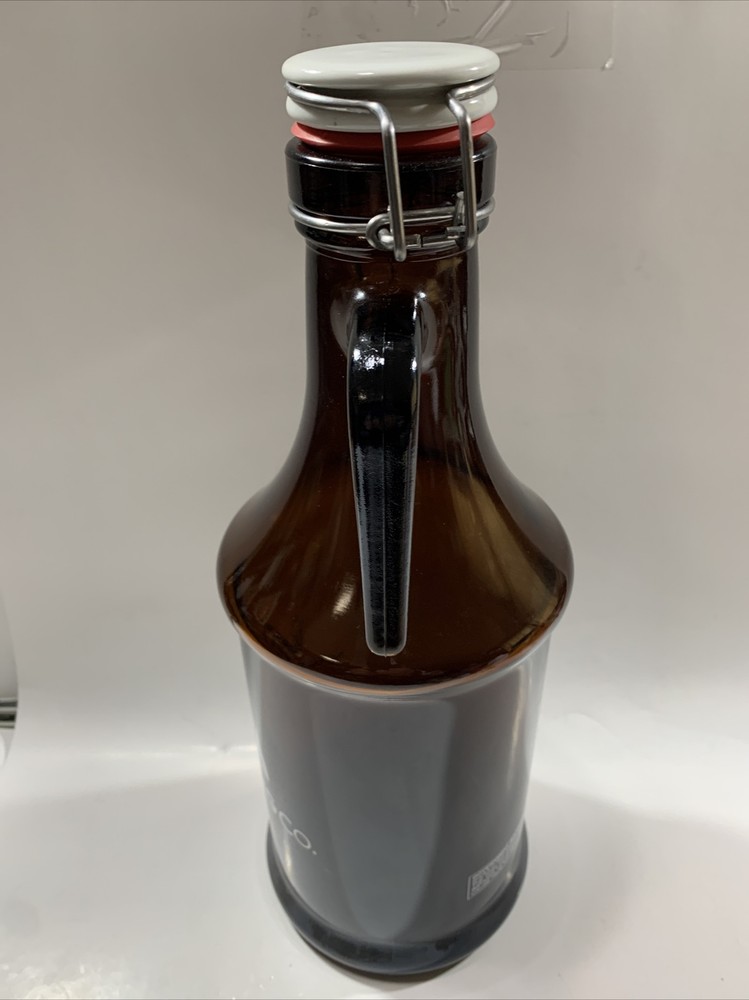 VAIL Brewing co Empty 2 L Amber Beer Bottle w Cap , EMPTY BOTTLE