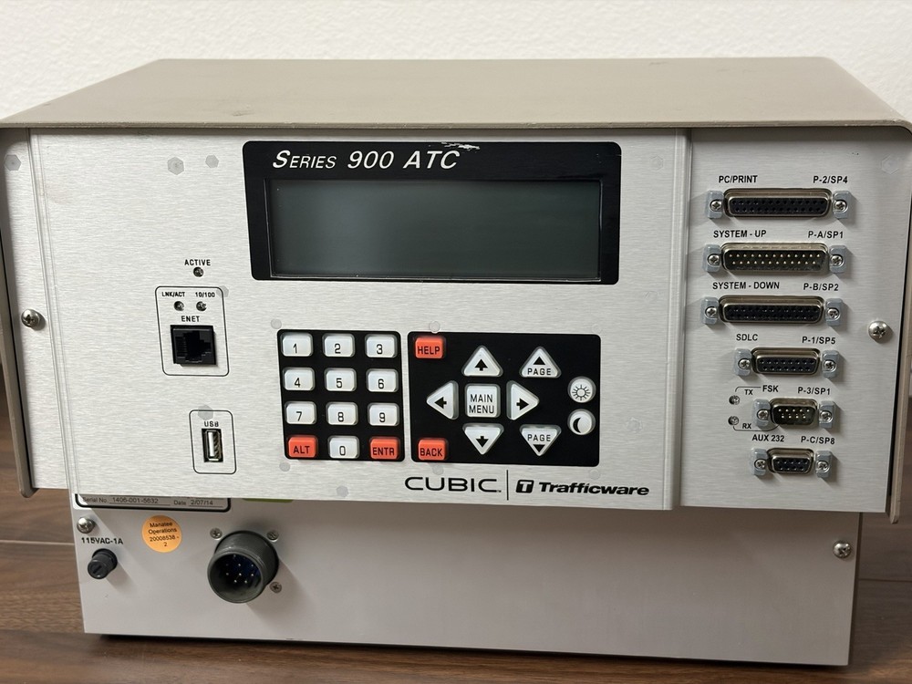 Cubic Trafficware 900 ATC Controller 981-A3300-1 Clean Untested