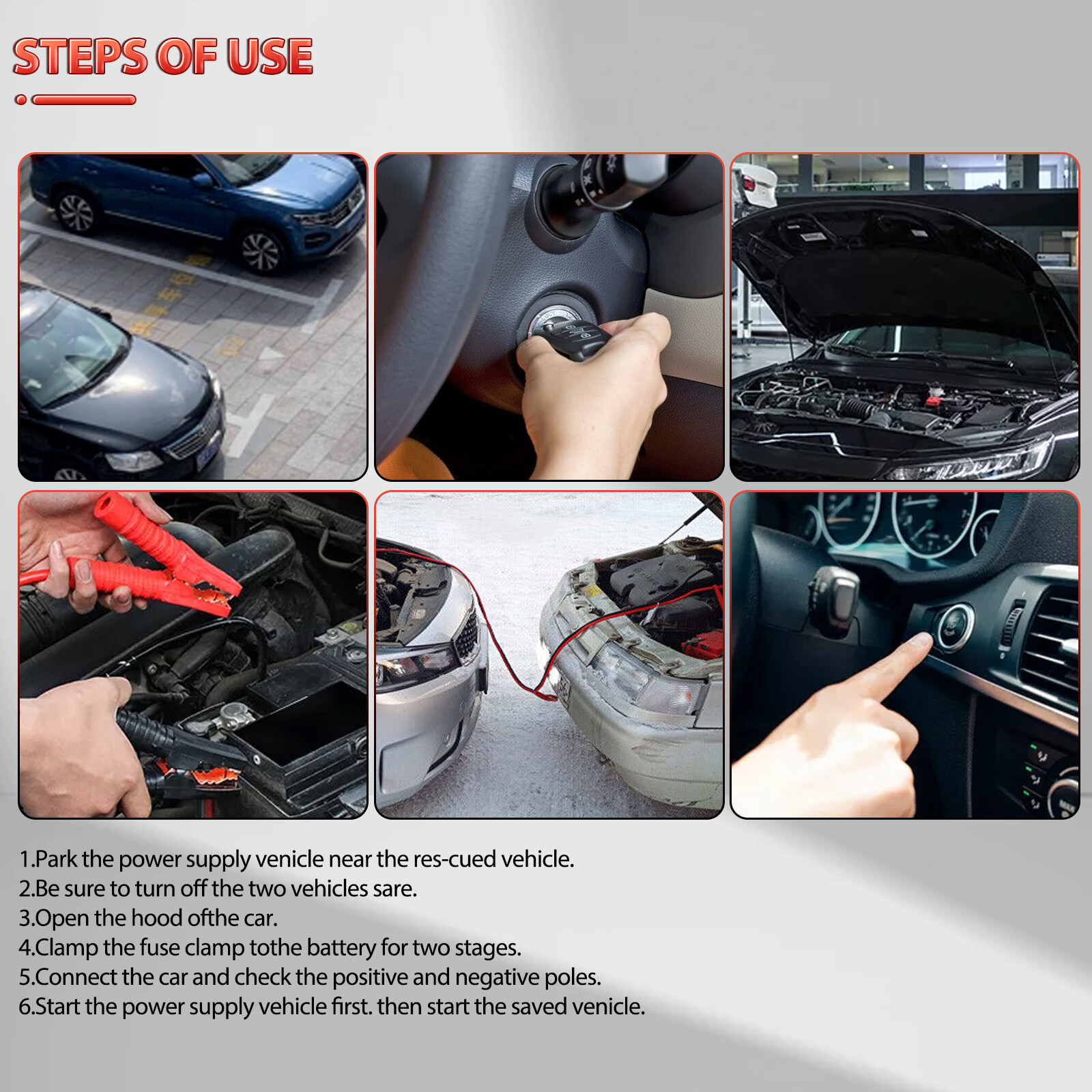 Commercial Grade Jumper Cable HEAVY DUTY Car Battery Booster Kit 4 2 GAUGE 20ft.