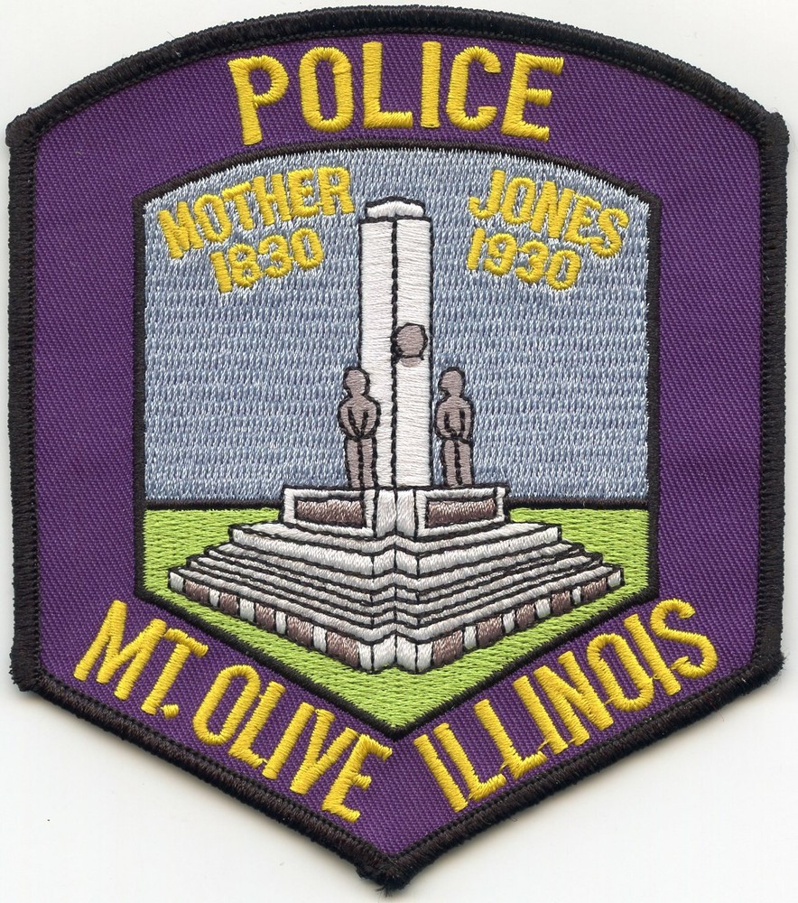 MOUNT OLIVE ILLINOIS IL POLICE PATCH