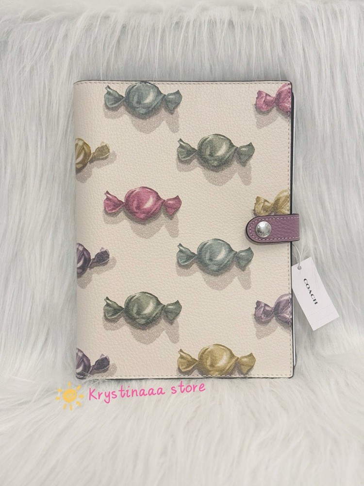 NWT Coach Notebook With Candy Print CDB81 Limited!