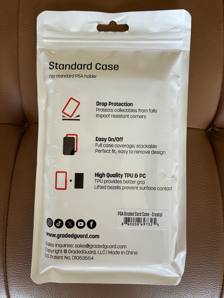 Crystal GradedGuard PSA Graded Card Jewel Case Guard Protector Stackable