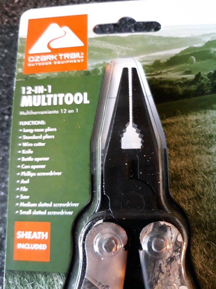 New! Ozark Trail 12-in-1 Multi Tool with Case. Original Packaging