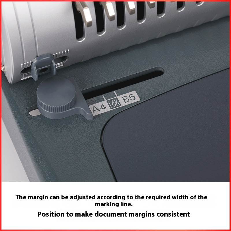 Apron Text Binding Machine S100 Comb Binding Machine Office 21-hole Punch