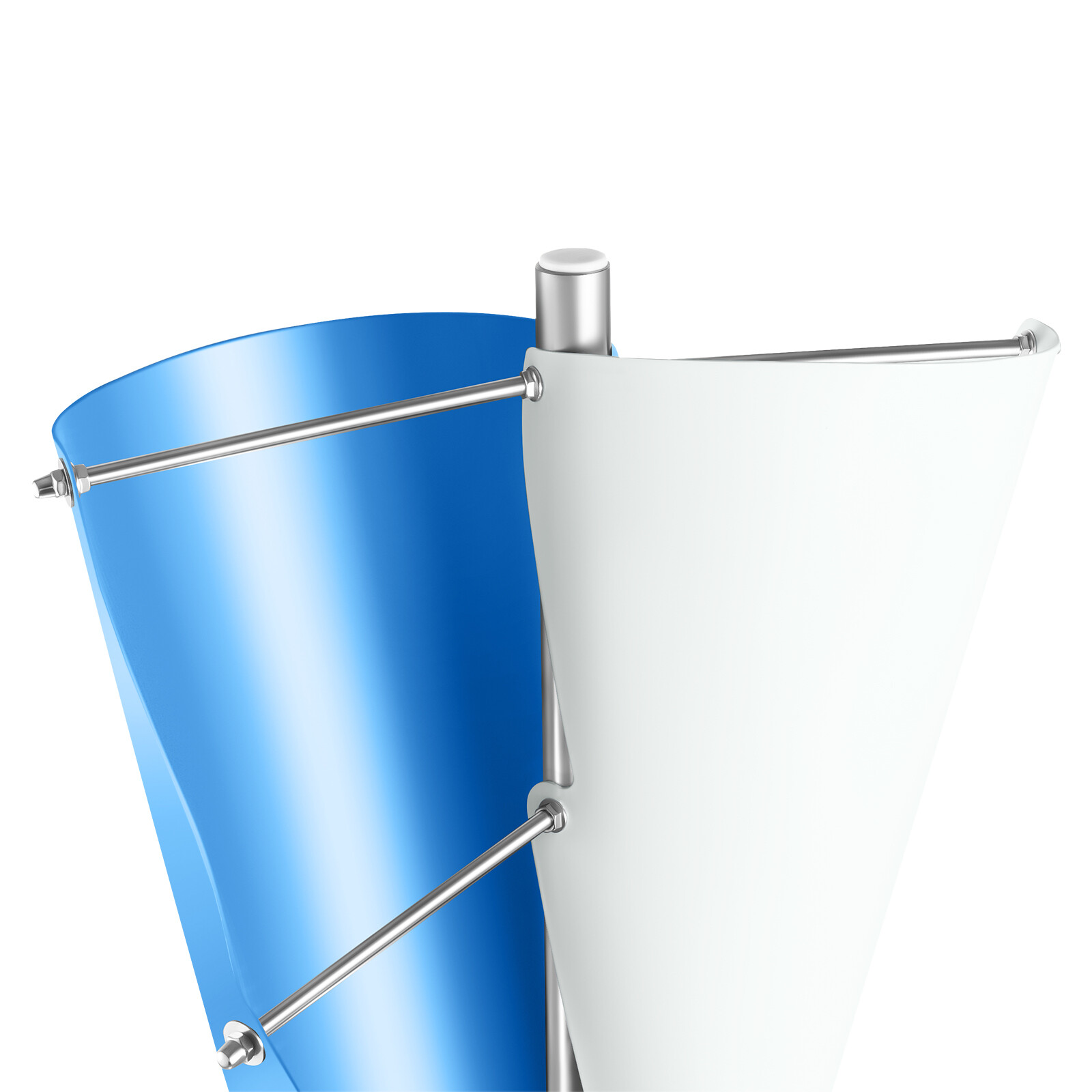 2-Blade Vertical Axis Wind Turbine Generator Power Turbine w/Controller 12V