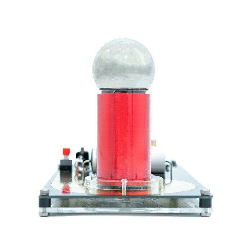 Mini Tesla Coil Artificial Lightning Generator Efficiency Scientific Experiment
