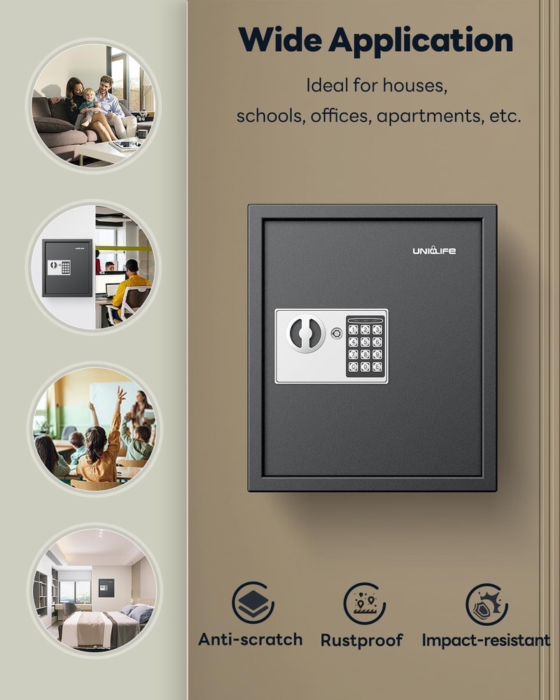 70 Position Key Cabinet with Combination & Key Lock Wall Mounted Security Keys S