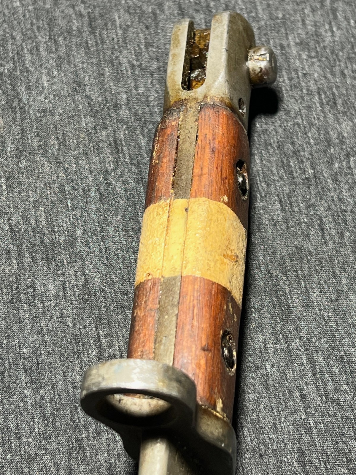 WWII Enfield .303 Rifle Pattern 1907 Bayonet India Cut Down