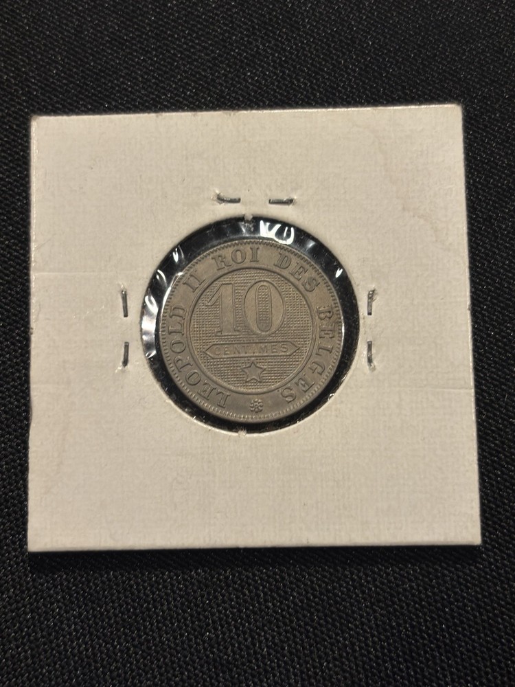 1901 Belgium Ten Centimes