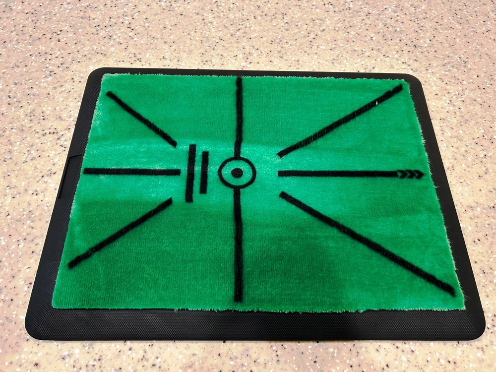 NEW! Golf Swing Path Hitting Mat & Wekin Adjustable Two-Way Golf Putter (Bundle)