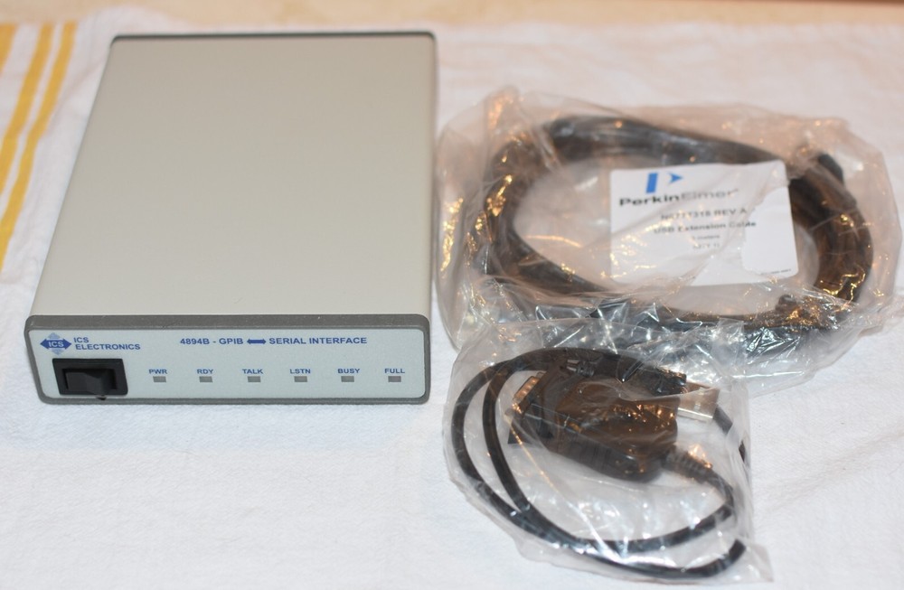 PerkinElmer ICS Model 4894B GPIB Interface 1 Port Serial