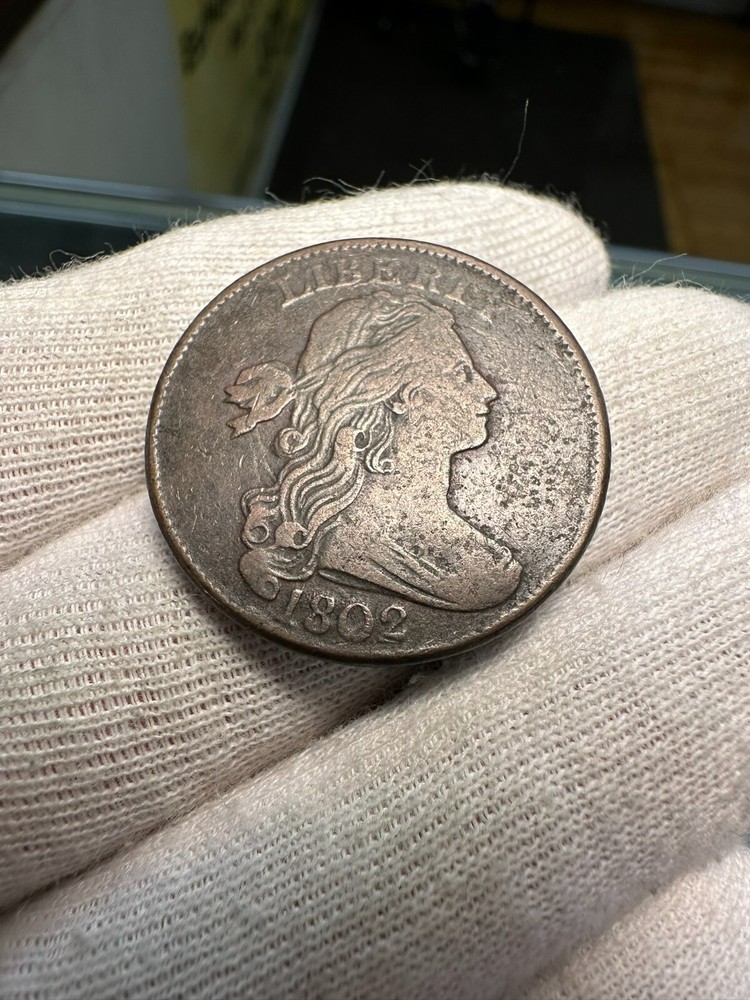 1802 Draped Bust Large Cent VF