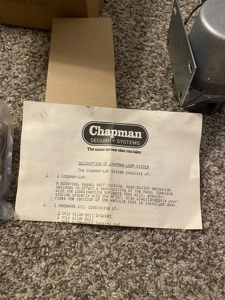 Vintage Chapman Security System 400 generation iii