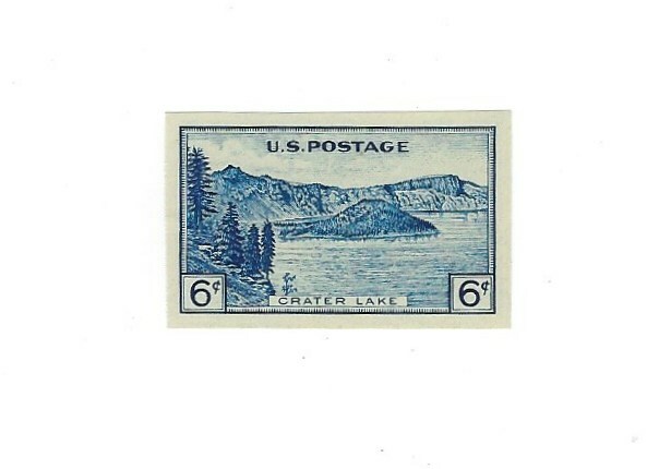 STAMPS US SCOTT 761 "Crater Lake" 6 CENT 1935 MNG