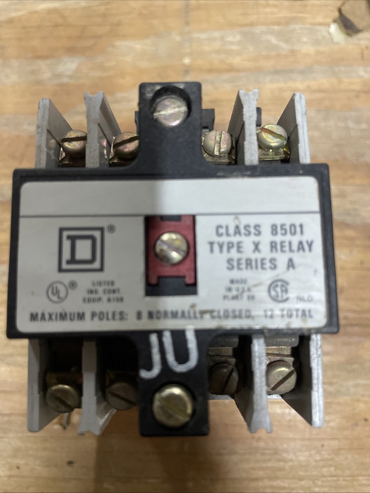 Square D Control Relay Class 8501 Type X