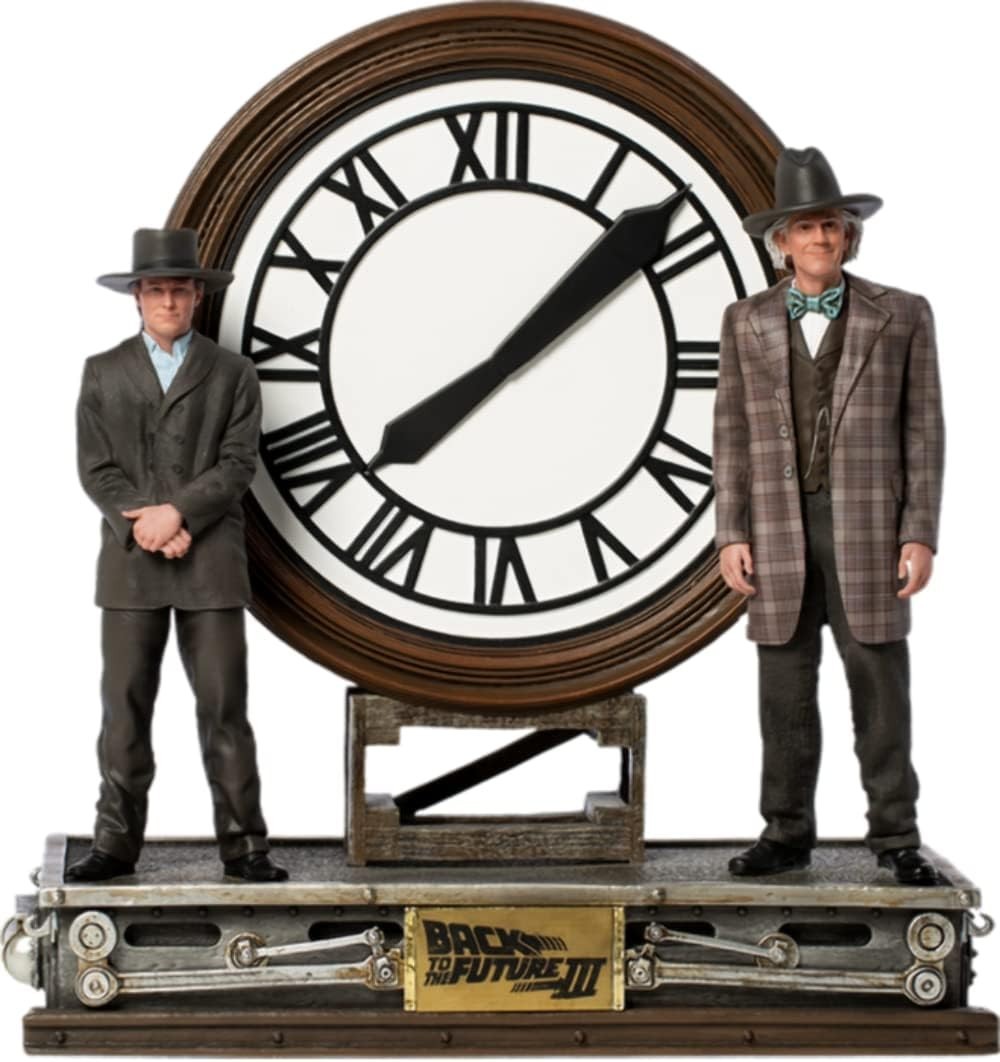 Marty And Doc At The Clock - Back To The Future - Art Scale 1/10 - Iron Studios