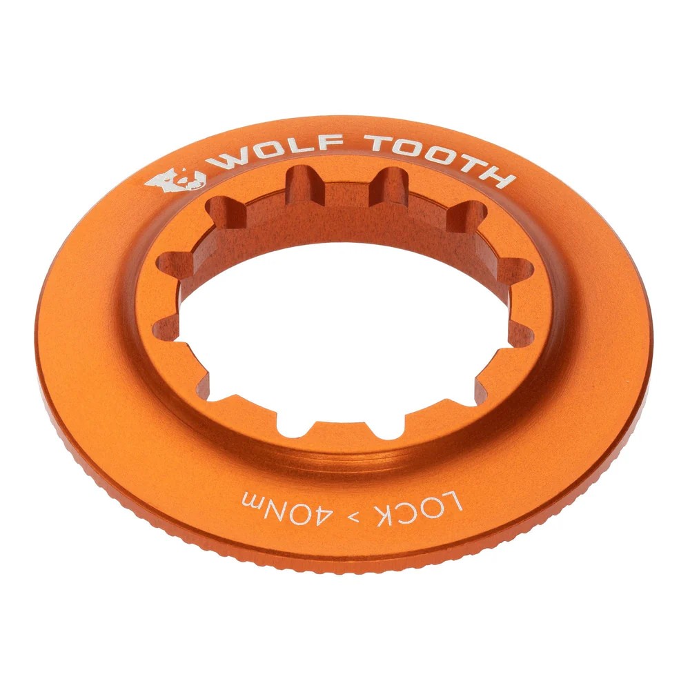 Wolf Tooth CenterLock Lockring Internal Spline Orange