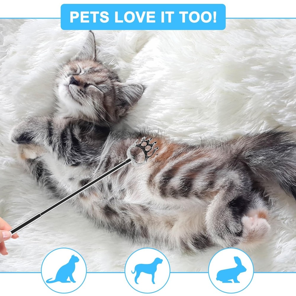 NICEMOVIC 12 Pack Extendable Bear Claw Back Scratcher Bulk, Stocking Stuffers...