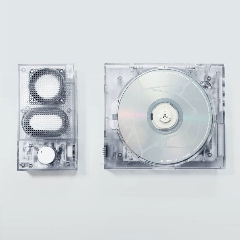 TINYL SPLIT 3-IN-1 HiFi Magnetic Retro Split CD Player 5W Bluetooth Speaker tp1