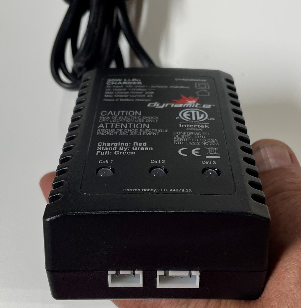 Dynamite DYNC0505W Charger Lipo 2-3 S 20W 2A