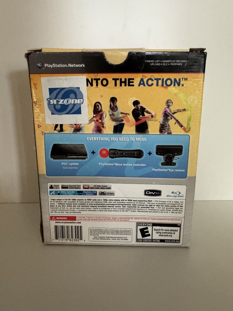 PlayStation 3 PS3 Eyepet Move Bundle With Eye Camera And Motion Controller