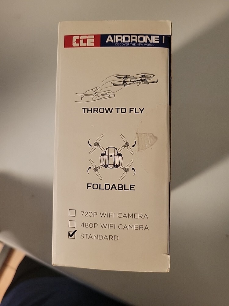CCE Mini Folding Drone UAV with Altitude Hold, Flips, Headless Mode, 2 Batteries