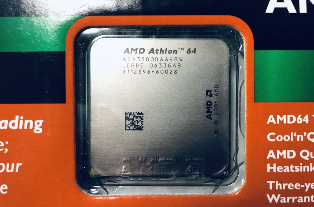 AMD Athlon 64 3500+ ADA3500BPBOX 2.2-3.5GHz Socket 939 CPU