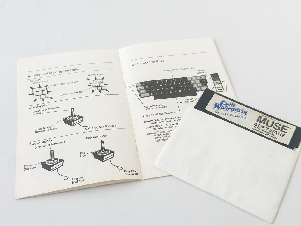 Castle Wolfenstein - MUSE Software - 1983 / Atari 400/800