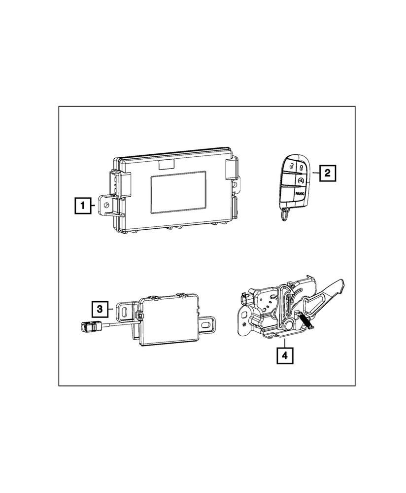 Genuine Mopar Hub Receiver 68356571AB