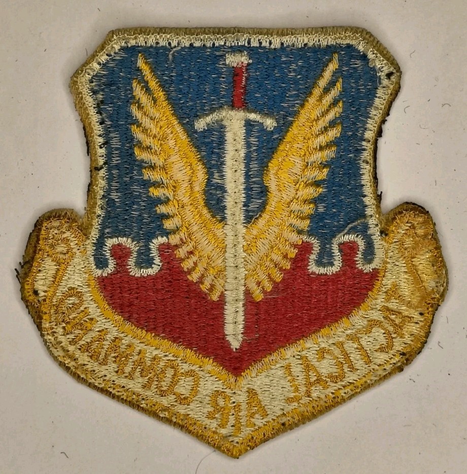 US Air Force Tactical Air Command Shoulder Patch Color Sew On USAF