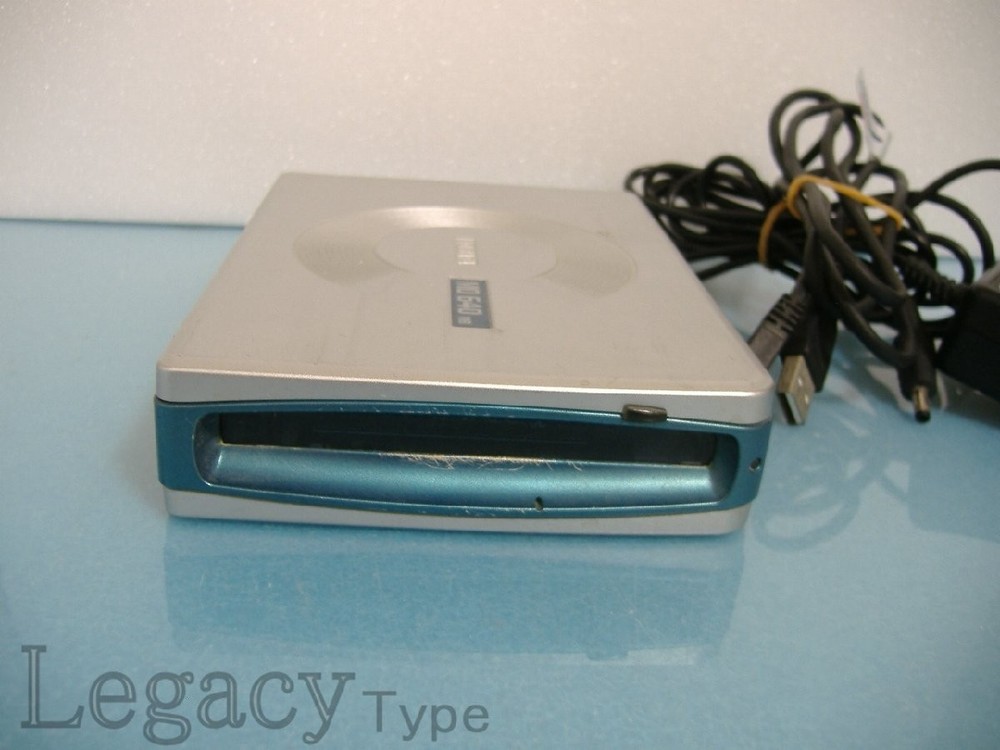 IODATA MOC2-U640H 640MB USB MO Drive External Optical Disk Drive Tested