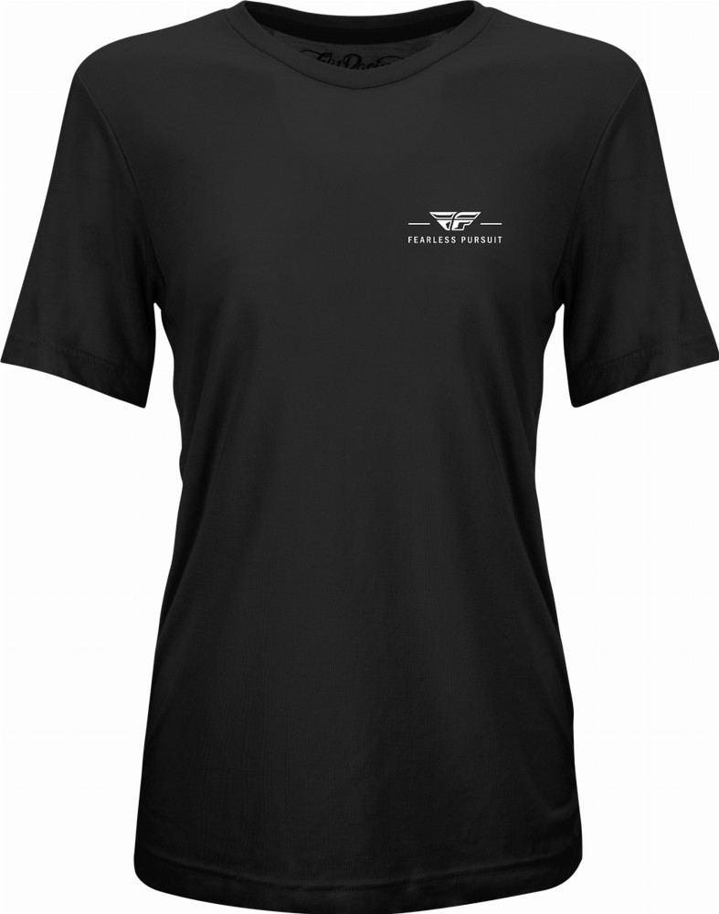 WOMEN'S FLY MOTTO TEE BLACK MD