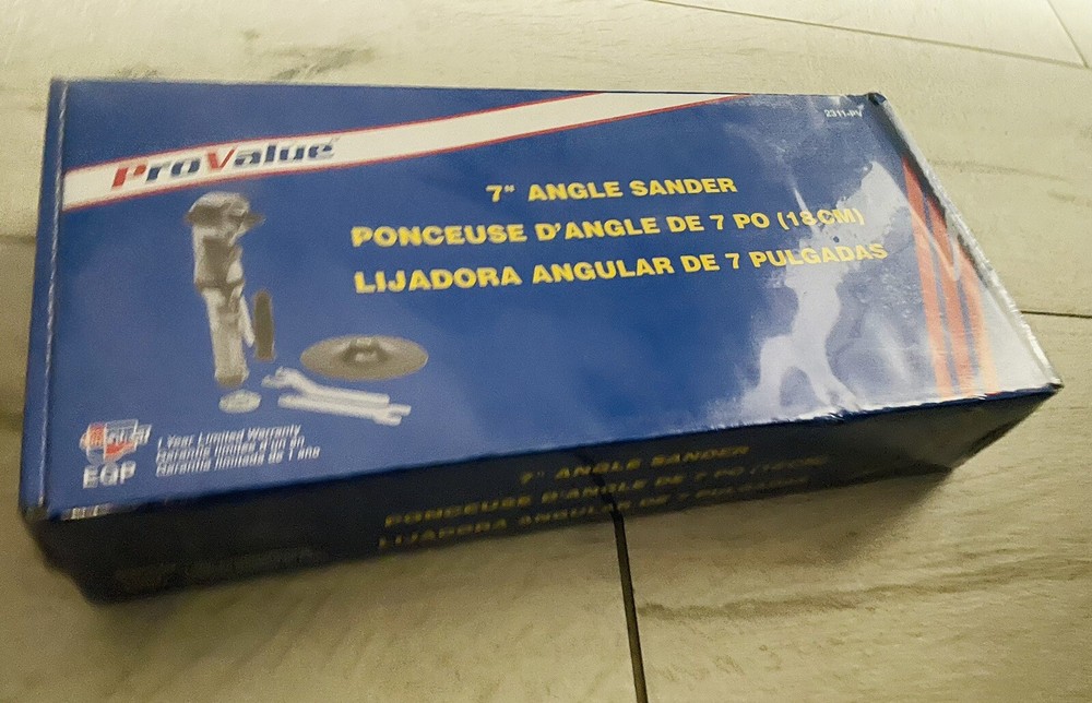 Pro value 7" Angle Sander 2311-PV - Brand New Lijadora Angular 7” Envío Gratis