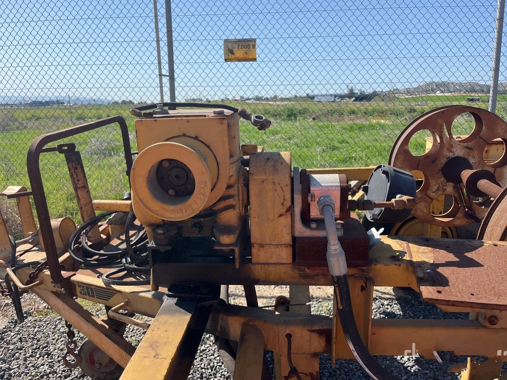 1986 Harper Line Pulling Winch Trailer # 4457