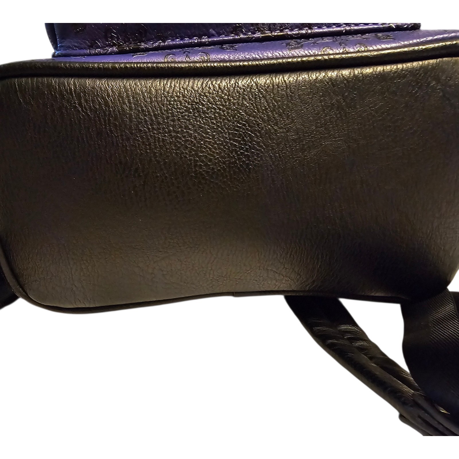 Loungefly Disney Parks Haunted Mansion Purple Wallpaper Mini Backpack ❤️ Logo