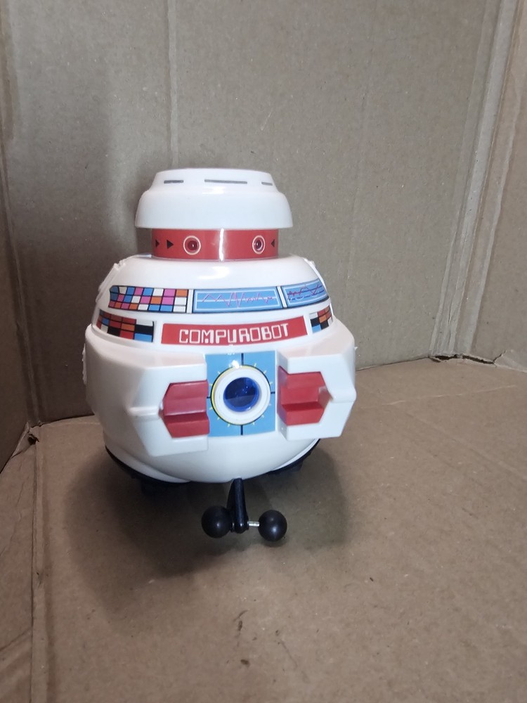 Vintage WORKING 1980's Axlon COMPUROBOT I Programmable Electronic Robot