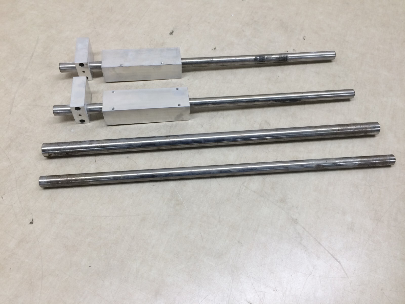 Roland DWX-50 Dental Spindle Head Guide Rails & Rotary Axis Unit Rails