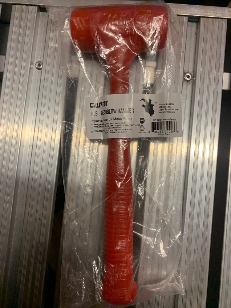 Capri Tools Dead Blow Hammer, 1 Pound =