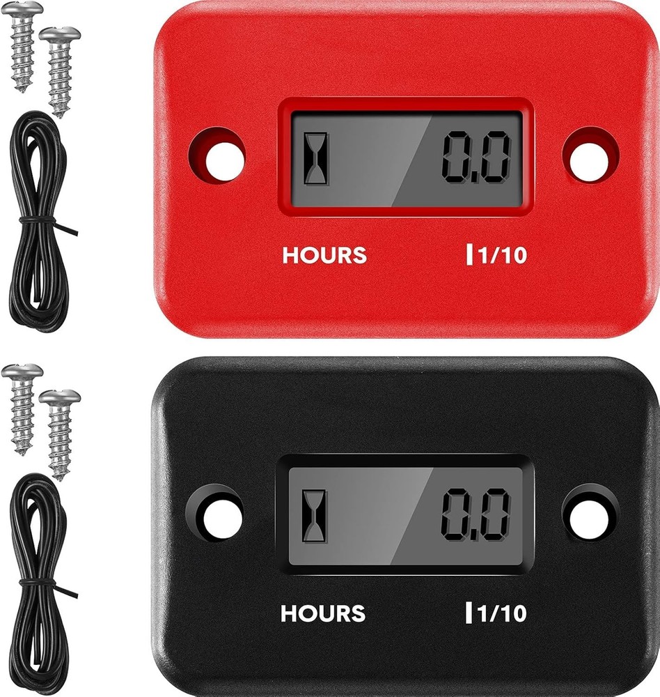 Versatile Hour Meter Set for Gas Engine Vehicles - Waterproof & Shock-Resistant