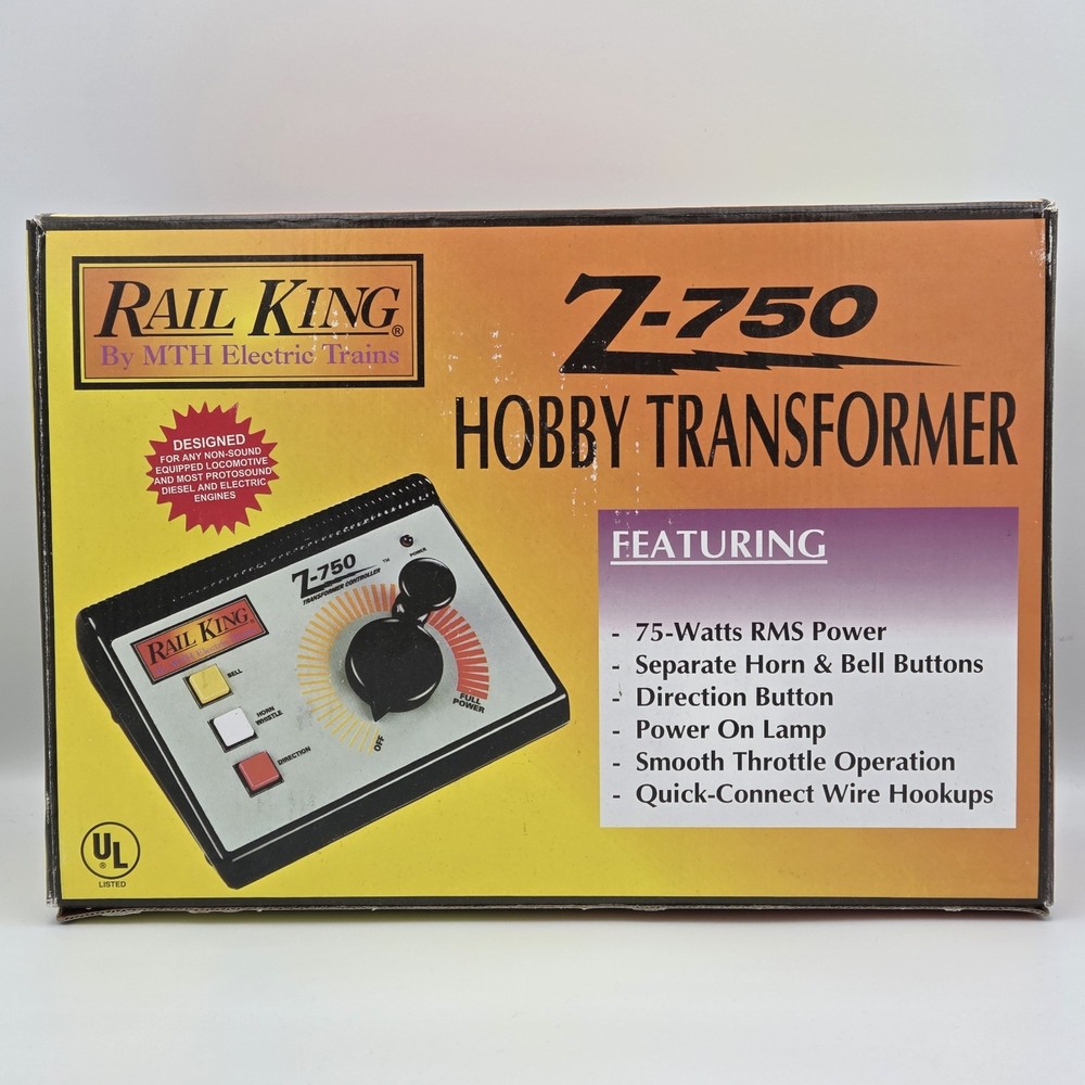 MTH Rail King Z-750 Hobby Transformer (Controller + Power Pack)