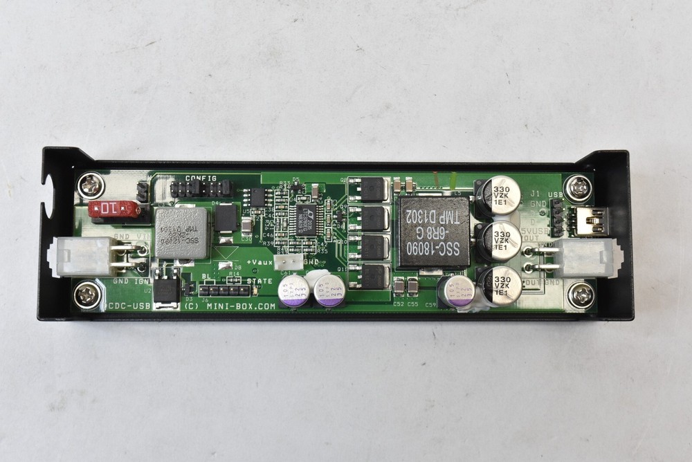 Mini-Box DCDC-USB Intelligent DC-DC PSU Converter 10A w/ Enclosure Programmable