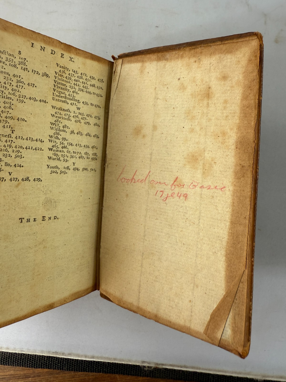 1775 MAXIMS AND MORAL REFLECTIONS BY ROCHEFOUCAULT