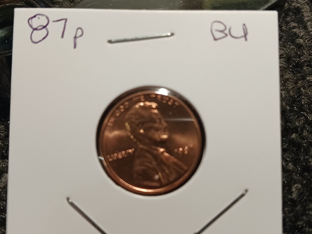 1987 P - Lincoln Cent BU