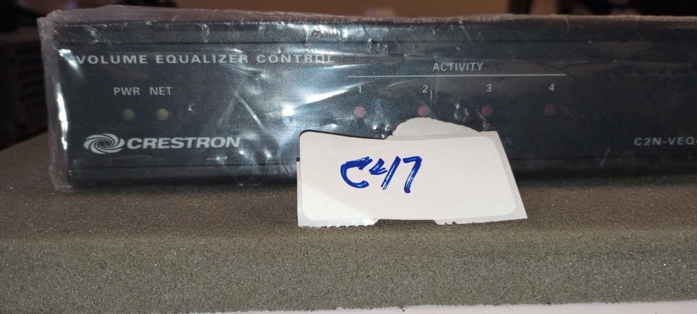 Crestron C2N-VEQ4 4-Channel Volume/EQ Control Module New No Box