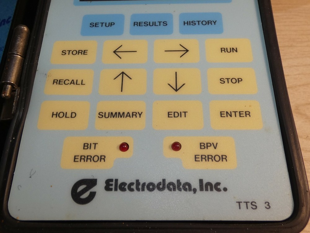 Electrodata Inc. TTS 3 T-Carrier Test Set Kit With Case and Cables