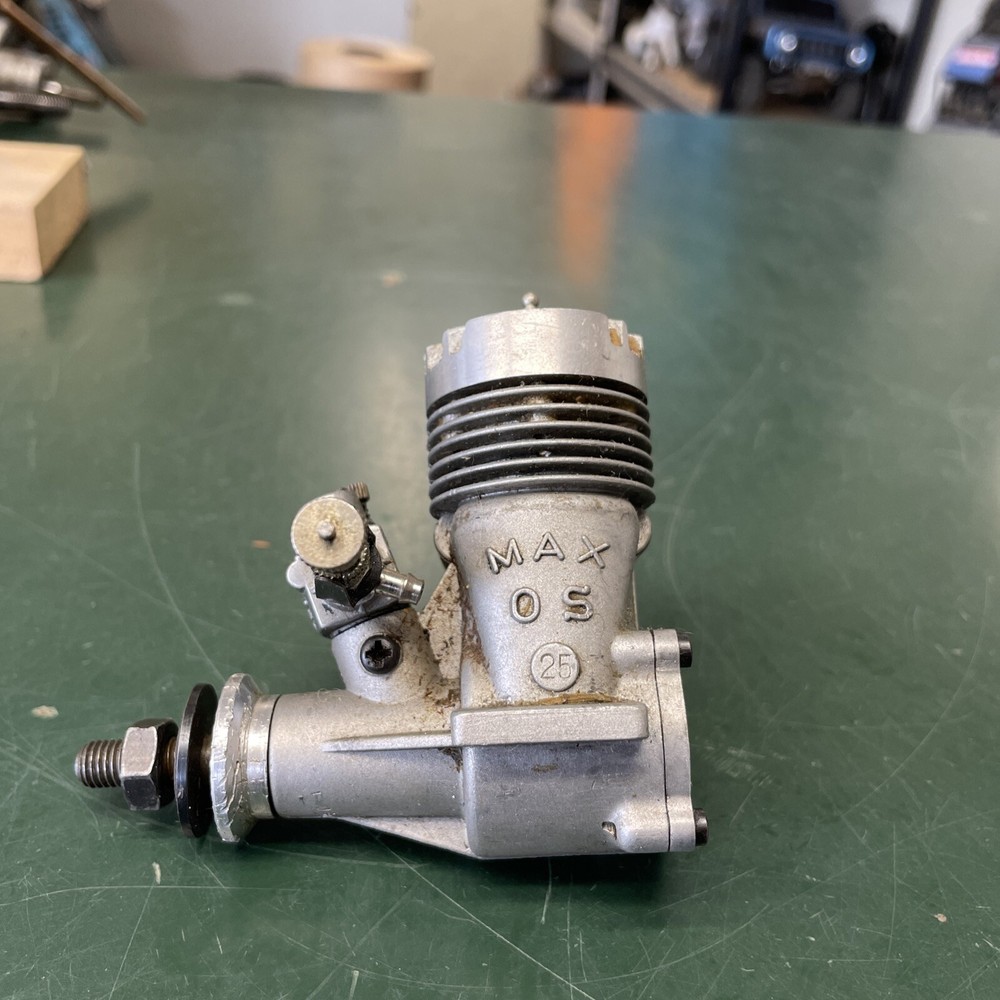 OS Max 25 RC Airplane Engine Nitro Glow 2 Stroke Untested