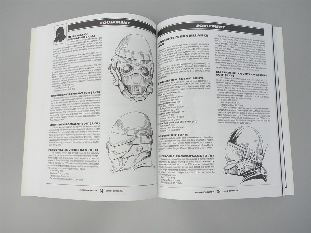 Mechwarrior - Battletech RPG: Second Edition Core Book