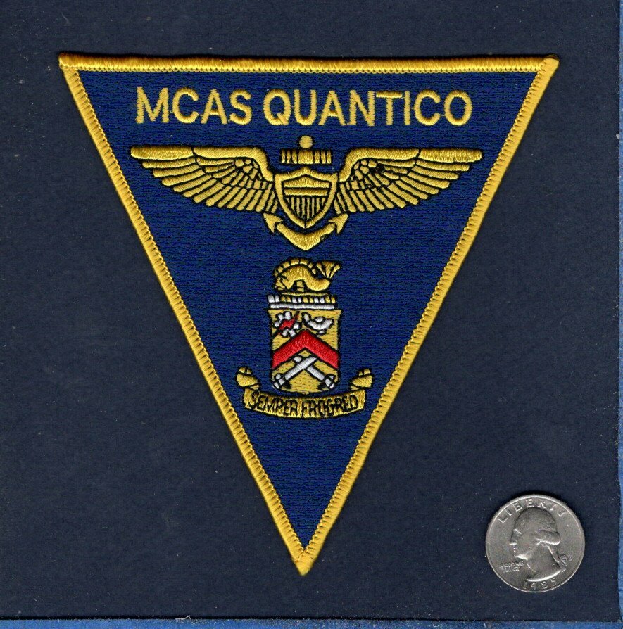 MCAS Marine Corps Air Station QUANTICO VA USMC Squadron Base Jacket Patch