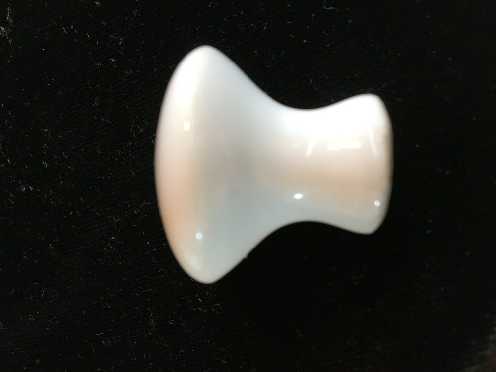 Set of 28 & 4 Shorter White Round Ceramic Drawer/Cabinet Pulls/Knobs
